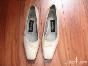 Marisa - Escarpins (chaussures) en tissu champagne
