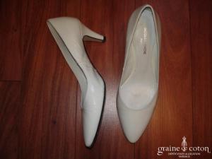 Jacques Benche - Escarpins (chaussures) blancs vernis