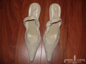 Elisabeth Stuart - Escarpins (chaussures) en daim crème