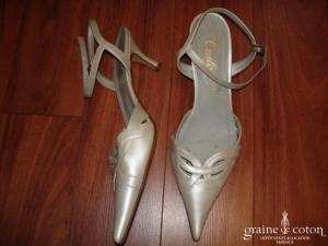 Carla Selvone - Escarpins (chaussures) ivoire nacré