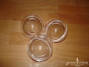 Boule en plastique transparent à remplir et à suspendre - 6 cm de diamètre