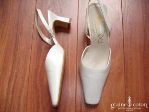 Doriani - Escarpins (chaussures) en cuir blanc