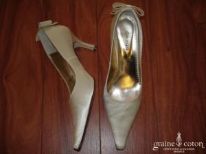 Georgia Rose - Escarpins (chaussures) Raso Novia en satin ivoire