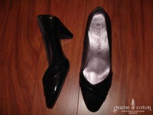 Eden Shoes - Escarpins (chaussures) bleu noir vernis
