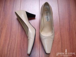 Belinda - Escarpins (chaussures) en cuir beige