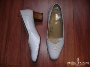 Emeric - Escarpins (chaussures) en cuir blanc
