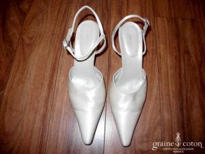 Pronuptia - Escarpins (chaussures) Setim en tissu nacré ivoire