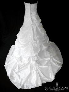 Eglantine Créations - Cuba (taffetas drapé blanche)