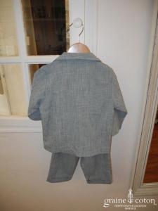 Costume petit garçon veste pantalon gris