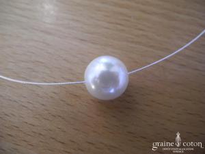 Pronuptia - Collier (tour de cou) perle ivoire