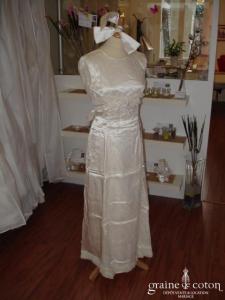 Neyret - Robe de mariée ancienne haute couture (satin)