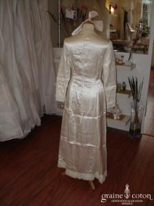 Neyret - Robe de mariée ancienne haute couture (satin)