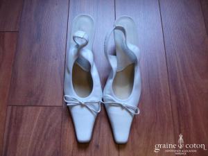 Elizabeth Stuart - Chaussures en cuir blanches