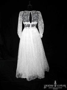 Lolita Lempicka - Ammie (vintage dentelle tulle fluide manches bretelles dos boutonné)