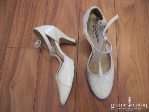 Repetto - Salomés (chaussures) vernis ivoire