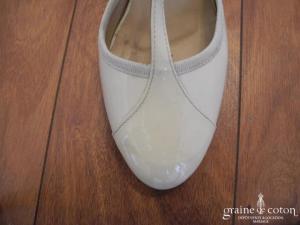 Repetto - Salomés (chaussures) vernis ivoire