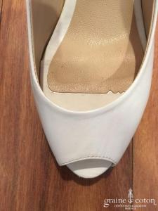 Cosmoparis - Escarpins (chaussures) en cuir ivoire