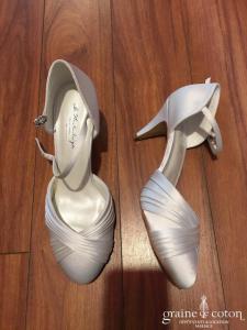 Instant précieux - Escarpins Lily (chaussures satin blanc)