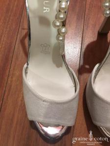 Menbur - Sandales (chaussures) ivoire nacré