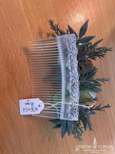 Etsy - Peigne fleurs en tissu (cheveux)