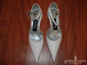 Marisa - Escarpins (chaussures) en cuir blanc