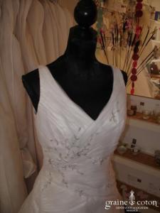 Prélude Mariage - Robe de mariée drapée (organza tulle)