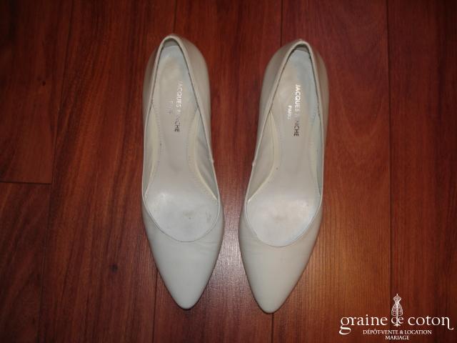 Jacques Benche - Escarpins (chaussures) blancs vernis