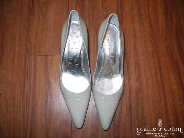 Free Lance - Escarpins (chaussures) en cuir vernis ivoire