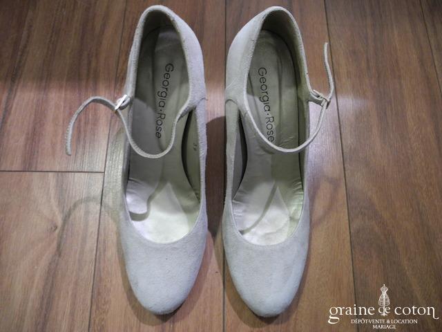 Georgia Rose - Escarpins Brenda (chaussures) en nubuck ivoire 