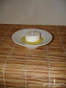 Petite coupelle en porcelaine blanche pour usage photophore ou vase