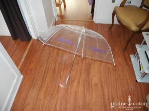 Parapluie transparent 