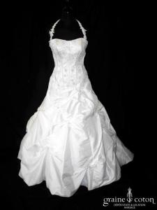 Sincerity Bridal - Robe en taffetas et dentelle ivoire