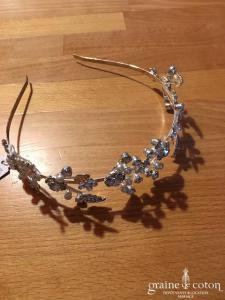 Création - Headband serre tête en strass et perles